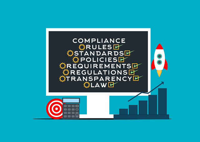 Compliance-Rules | CyberArrow Desktop mockup showing compliance, rules, standards and policies on it