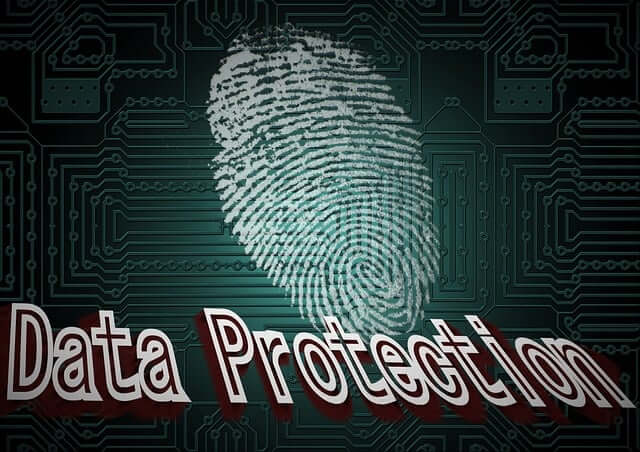 Data-Protection-1-1 | CyberArrow A finger print with data protection written on it