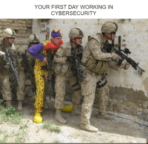 first-day-cybersecurity-meme-1 | CyberArrow First day cyber security memes