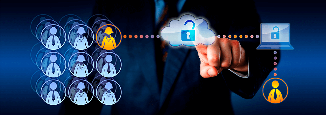 image-1 | CyberArrow illustration of data protection showing users anf files protected PDPL